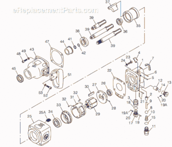 Page A Diagram and Parts List for CP7775 8941077750 Chicago Pneumatic Wrench